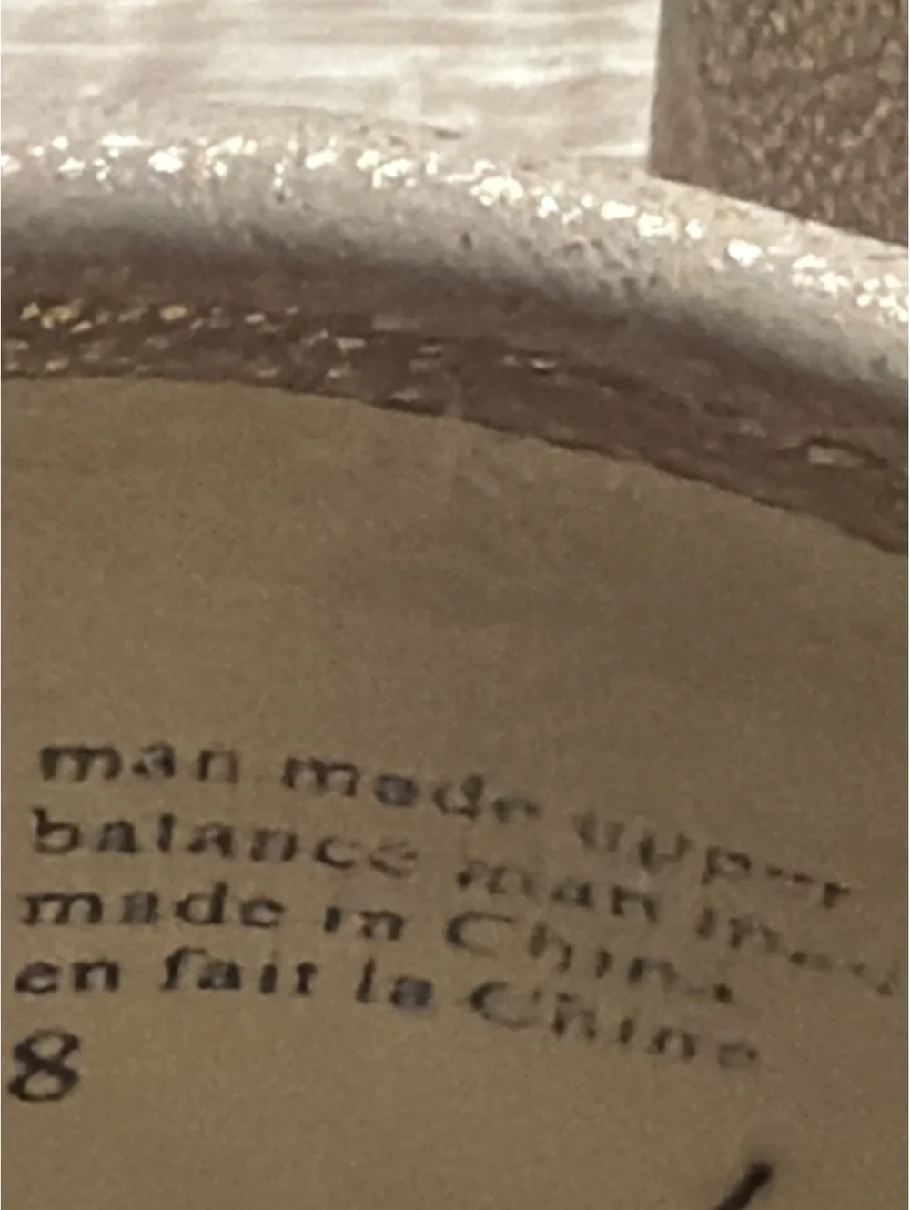 BC Born in California Metallic Gold Espadrilles Sneakers Size 8